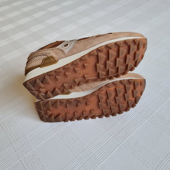 Saucony Shadow Original Vintage Brown Tan Sneakers Running Walking Shoes 7 - Picture 5 of 7